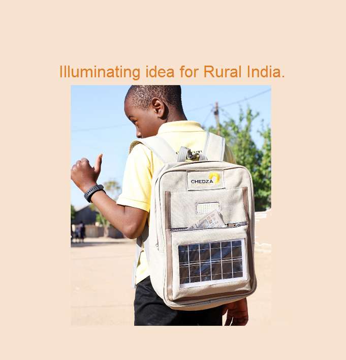 Illuminating Idea - How Solar-Powered Backpacks Can Revolutionize Education in Rural India ?